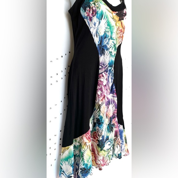 NWT Iolana Dress by Chanterelle Couture Made In Kauai Hawaii Soft Slimming Large - Picture 3 of 10